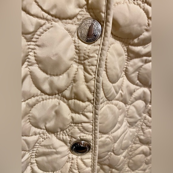 EUC Coach Quilted Logo Riding Jacket (Size Small) - Picture 4 of 5